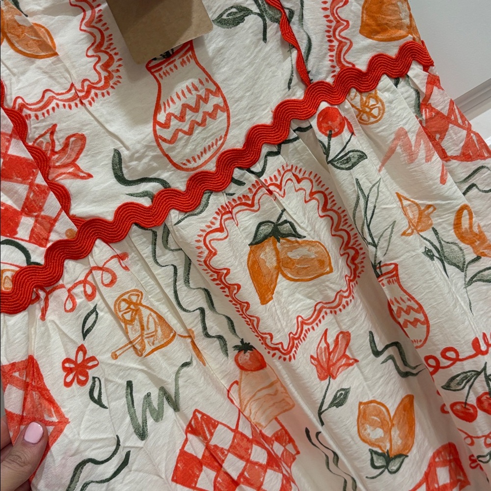 ✨NWT~Altar’d State/Blu Pepper Cherry on Top 🍒 Midi Dress✨ - Picture 7 of 14